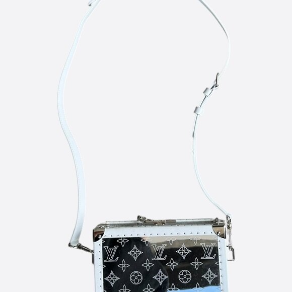 Louis Vuitton White Mirror Monogram Trunk - Picture 2 of 7